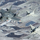 Illustration for article titled These Shots Of Fulcrums and Eurofighters Over Lithuania Are Amazing